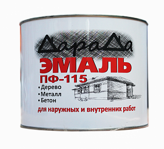 картинка Эмаль (Дарада) ПФ-115 коричневая 1,8кг в г. Октябрьский в компании ТехноСтрой